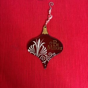 Grassland Road Christmas Ornament with Crystal Swirled Hanger